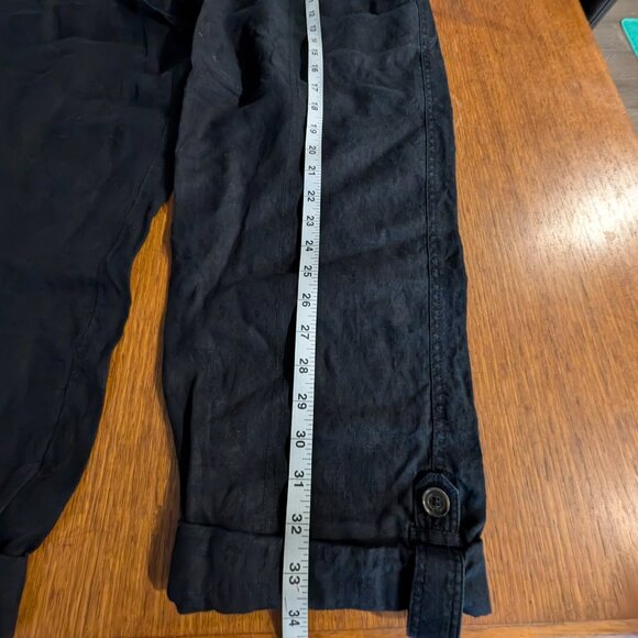 Lord & Taylor Linen crop pants - Picture 2 of 4